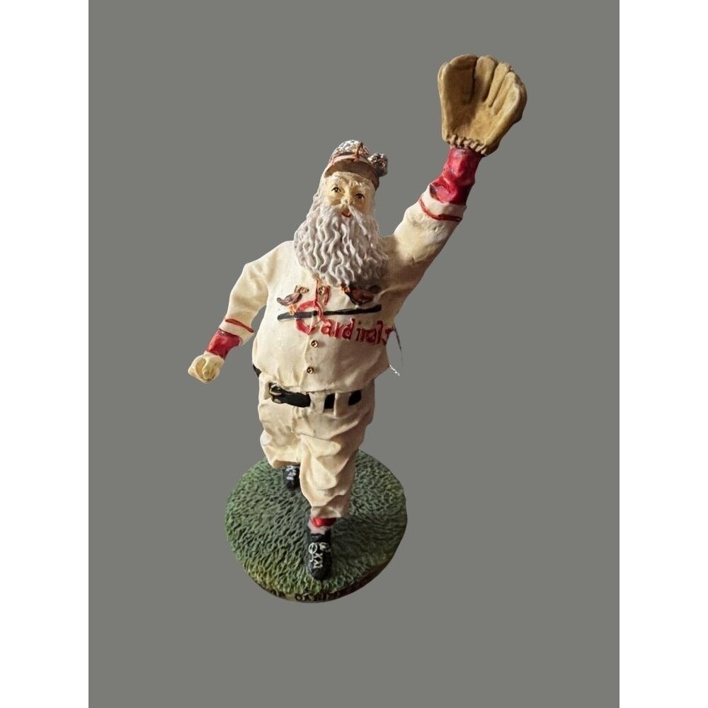 1994 Cooperstown Santa Claus St. Louis Cardinals Baseball Ornament Figurine
